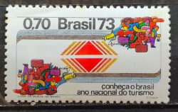 C 784 Selo Promocao da Embratur Turismo 1973 CLM