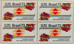 C 784 Selo Promocao da Embratur Turismo 1973 Quadra