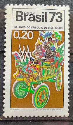 C 785 Selo Acontecimentos Historicos Carreta 1973 CMC