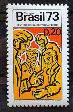 C 787 Selo Acontecimentos Historicos Centenario Convencao de Itu 1973 CLM