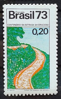 C 788 Selo Acontecimentos Historicos Estrada 1973 CLM