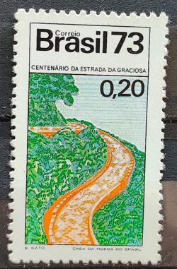 C 788 Selo Acontecimentos Historicos Estrada 1973 CMC