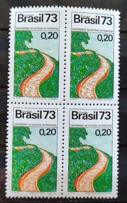 C 788 Selo Acontecimentos Historicos Estrada 1973 Quadra CLM