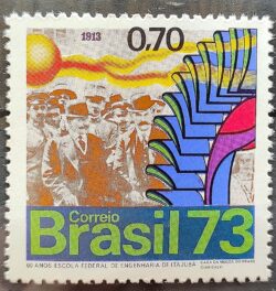 C 790 Selo Promocao da Ciencia Educacao Itajuba 1973