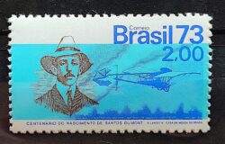 C 794 Selo Centenario Santos Dumont Aviao Aviacao 1973