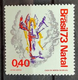 C 818 Selo Natal Religiao 1973 CMC