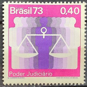 C 823 Selo Poder Judiciario Direito 1973 CMC