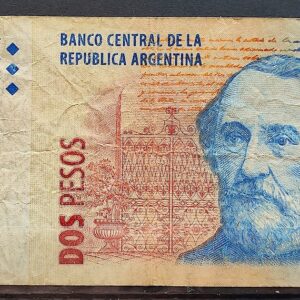 Cedula Argentina 2 Pesos 3767G