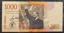 Cedula Colombia 1000 Pesos 4775 FE