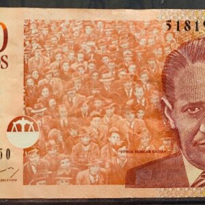 Cedula Colombia 1000 Pesos 9550 S