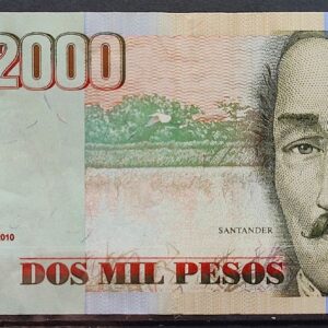 Cedula Colombia 2000 Pesos 1268 FE