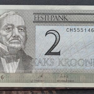 Cedula Estonia 2 Krooni 1466 FE