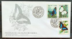 Envelope FDC 395 1986 Borboletas Inseto Fauna CBC PR