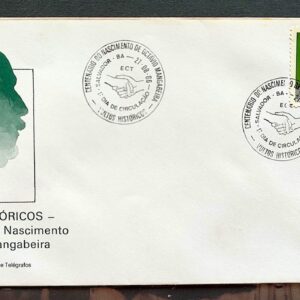 Envelope FDC 400 1986 Octavio Mangabeira Jornalismo Politico CBC BA 01