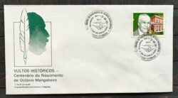 Envelope FDC 400 1986 Octavio Mangabeira Jornalismo Politico CBC BA 02