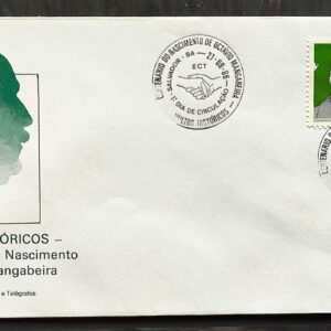 Envelope FDC 400 1986 Octavio Mangabeira Jornalismo Politico CBC BA 02