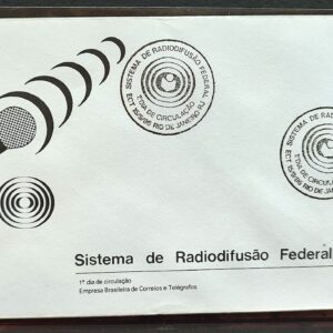 Envelope FDC 402 1986 Radiodifusao Comunicacao CBC RJ 01