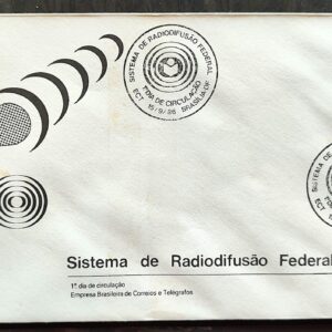Envelope FDC 402 1986 Radiodifusao Comunicacao CBC RJ BSB