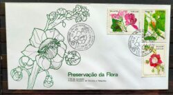 Envelope FDC 404 1986 Preservacao da Flora CBC RJ 01