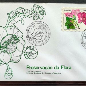 Envelope FDC 404 1986 Preservacao da Flora CBC RJ 01