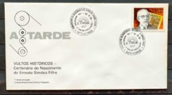 Envelope FDC 405 1986 Ernesto Simoes Filho Jornalismo CBC BA 01