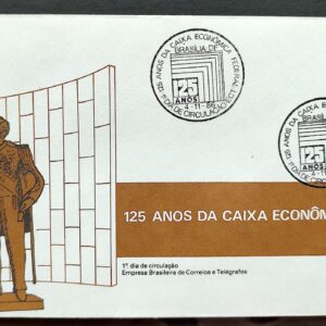 Envelope FDC 407 1986 Banco Caixa Economica Federal Economia CBC BSB 03