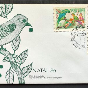Envelope FDC 408 1986 Natal Religiao CBC BSB 02