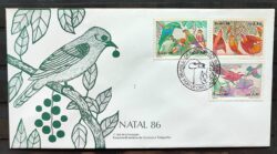 Envelope FDC 408 1986 Natal Religiao CBC BSB 03