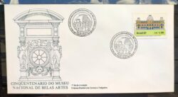 Envelope FDC 415 1987 Museu Belas Artes CBC RJ 1