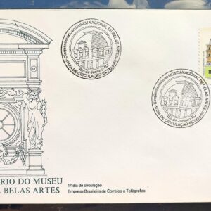 Envelope FDC 415 1987 Museu Belas Artes CBC RJ 1