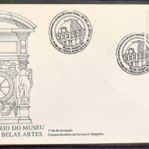 Envelope FDC 415 1987 Museu Belas Artes CBC RJ 2