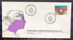 Envelope FDC 422 1987 Tribunal Federal de Recursos Direito Justica CBC BSB 1