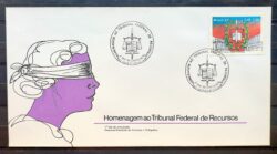 Envelope FDC 422 1987 Tribunal Federal de Recursos Direito Justica CBC BSB 2