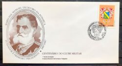 Envelope FDC 423 1987 Clube Militar Brasao CBC RJ 3