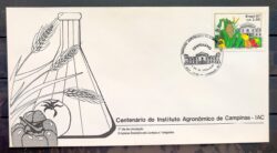 Envelope FDC 424 1987 Instituto Agronomico de Campinas Educacao CBC SP 2
