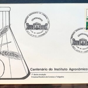 Envelope FDC 424 1987 Instituto Agronomico de Campinas Educacao CBC SP 3