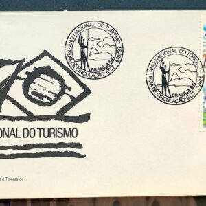 Envelope FDC 426 1987 Turismo Sao Paulo Salvador Curitiba CBC BSB 1