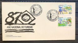 Envelope FDC 426 1987 Turismo Sao Paulo Salvador Curitiba CBC BSB 2
