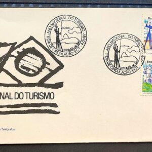 Envelope FDC 426 1987 Turismo Sao Paulo Salvador Curitiba CBC BSB 2