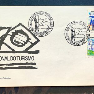 Envelope FDC 426 1987 Turismo Sao Paulo Salvador Curitiba CBC BSB 3