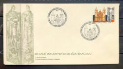 Envelope FDC 429 1987 Convento Sao Francisco Igreja Religiao CBC BA 01