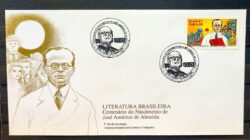 Envelope FDC 430 1987 Jose Americo de Almeida Literatura CBC PB 01