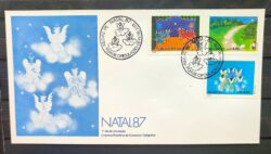 Envelope FDC 433 1987 Natal Religiao CBC PE 03