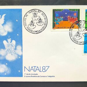 Envelope FDC 433 1987 Natal Religiao CBC PE 03