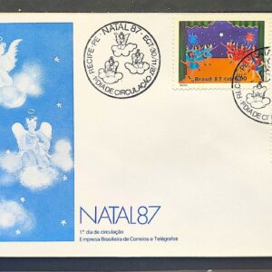 Envelope FDC 433 1987 Natal Religiao CBC PE 04