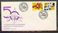 Envelope FDC 435 1987 Flora Orquidea CBC RJ 01