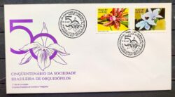 Envelope FDC 435 1987 Flora Orquidea CBC RJ 02