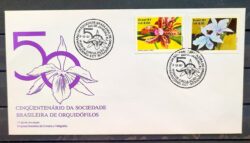 Envelope FDC 435 1987 Flora Orquidea CBC RJ 03