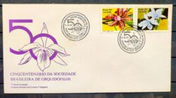 Envelope FDC 435 1987 Flora Orquidea CBC RJ 04