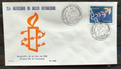 Envelope PVT FIL 006 1986 Anistia Internacional Direito Justica CBC Brasilia